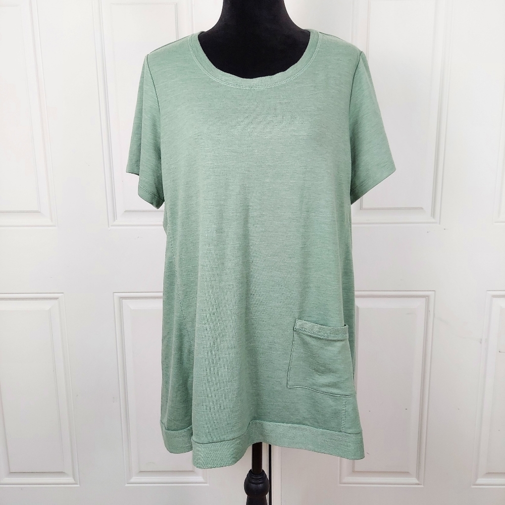 LOGO Lounge Lori 1X Short Sleeve Lagenlook Pockets